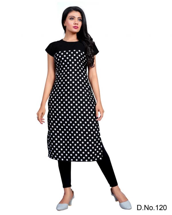 Regular Were Kurti Vol 3 Crepe Designer Digital Print Kurti collection